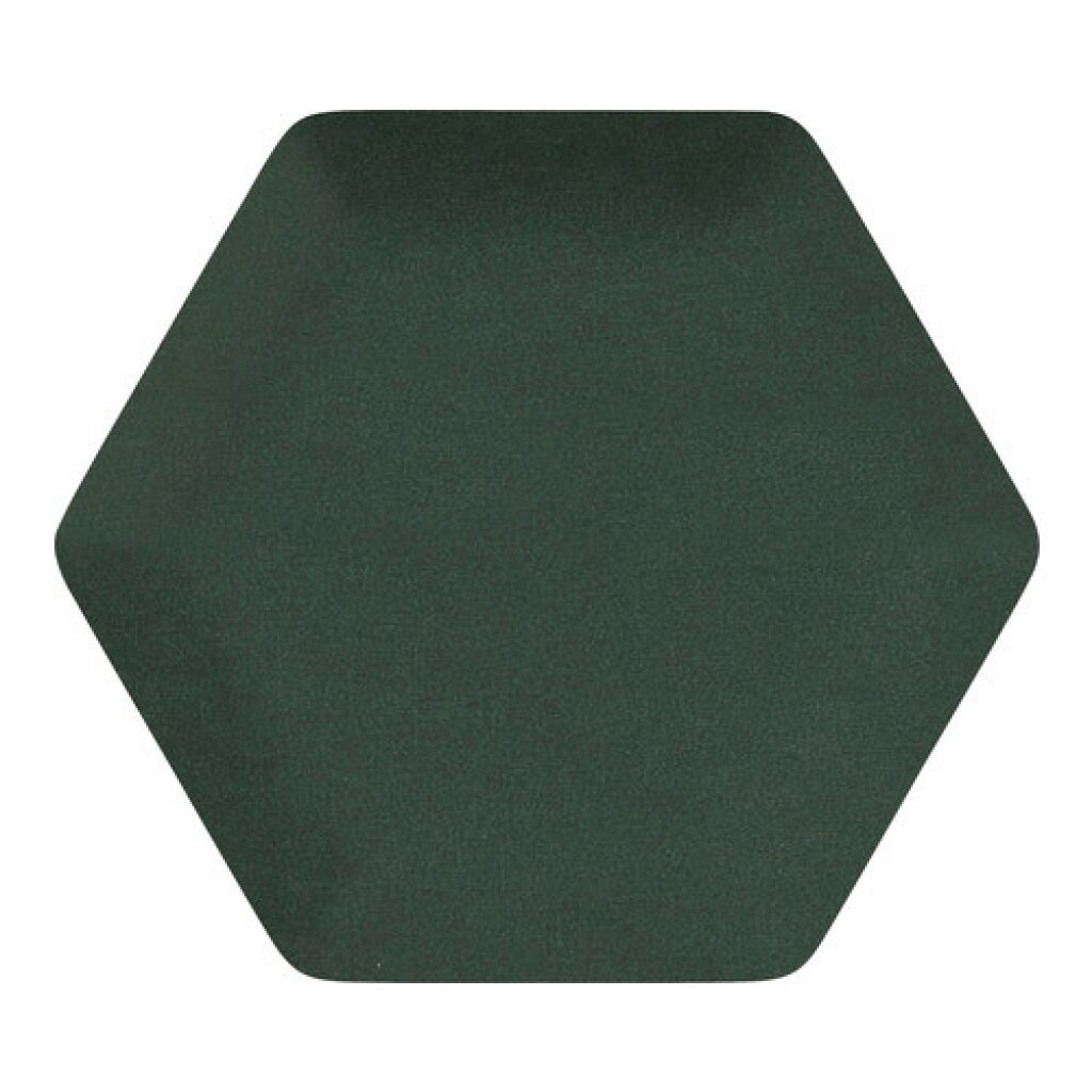 Čalouněný panel nástěnný Hexagon 6x15cm tmavě zelená Riwiera 38