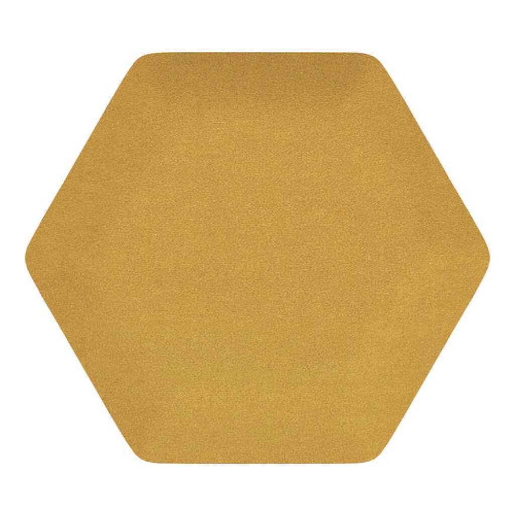 Čalouněný panel nástěnný Hexagon 6x15cm hořčicová Riwiera 41