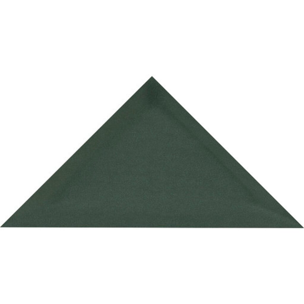 Čalouněný panel nástěnný Trojúhelník 3x30cm tmavě zelená Riwiera 38