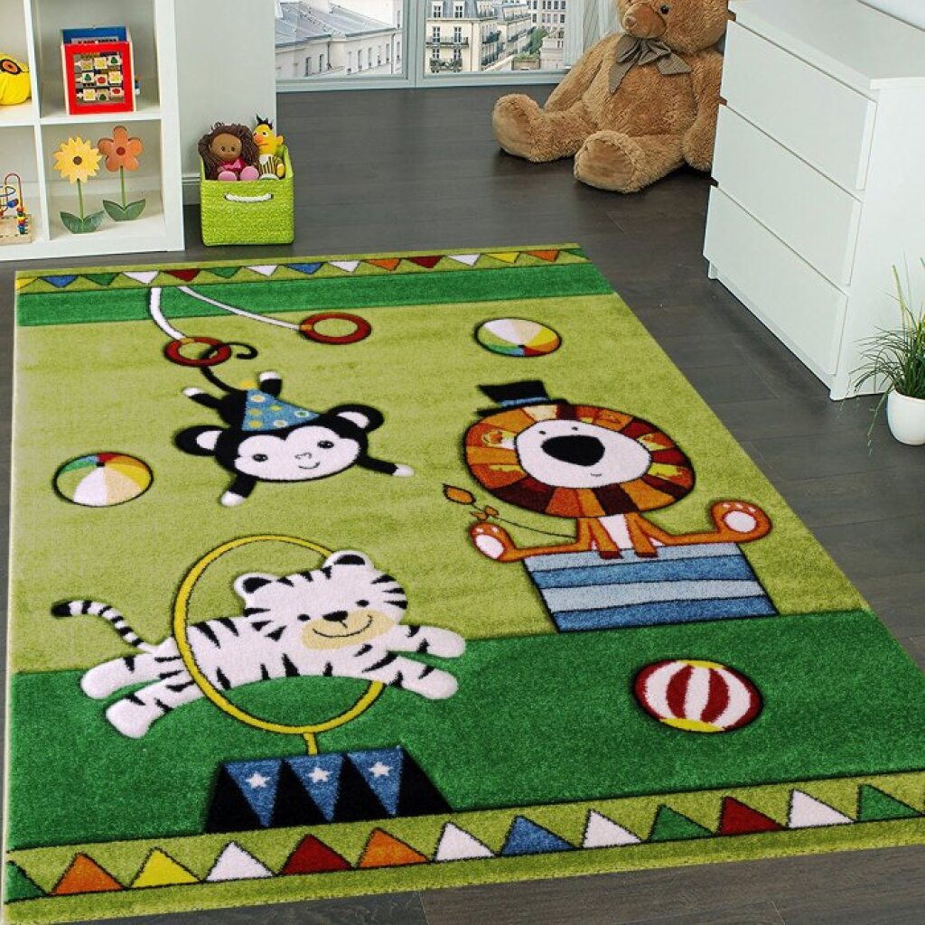 Dětský koberec Smart Kids 22316 green Dětský koberec Smart Kids 22316 green