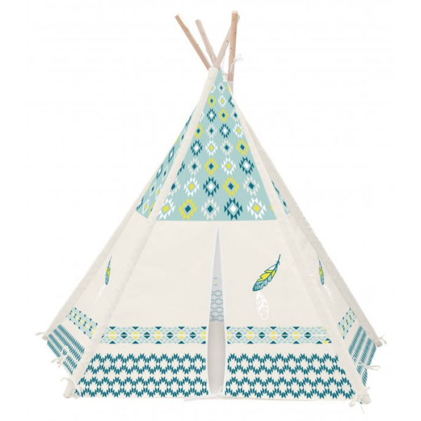 Dětské tepee design tyrkys Dětské tepee design tyrkys