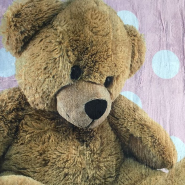 Dětský koberec Ultra Soft Medvídek růžový Dětský koberec Ultra Soft Medvídek růžový