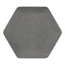 Čalouněný panel nástěnný Hexagon 6x15cm šedá Luna 35