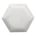 Čalouněný panel nástěnný Hexagon 6x15cm světle béžová Riwiera 21






